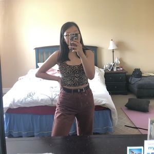 SIMONS burnt orange jeans